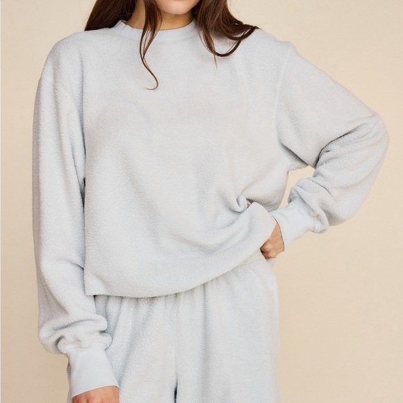 strut this Tops - NWT Strut this Mason Sweatshirt XS light blue
